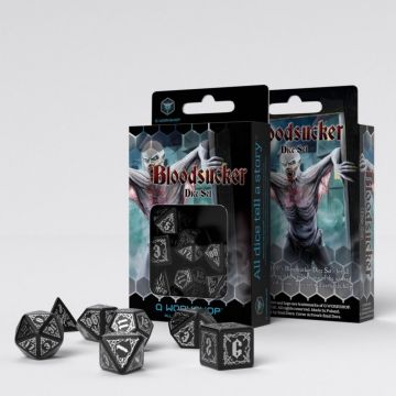 Bloodsucker Dice Set - Black & Silver