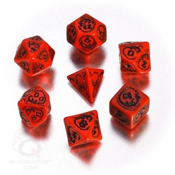 Dragons Dice Set: Garnet