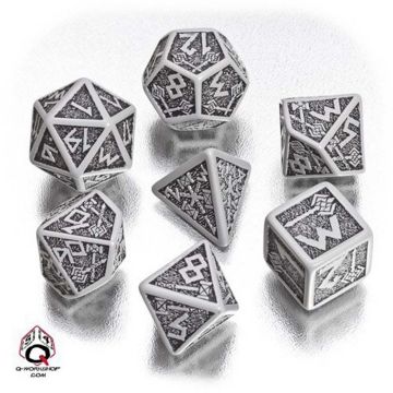 Dwarven Dice Set - Gray & Black