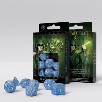 Elvish Dice Set - Glacier & White
