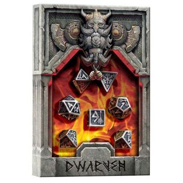 Metal Dwarven Dice Set