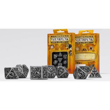 Metal Steampunk Dice Set