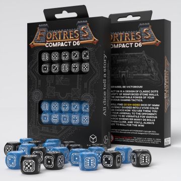 Fortress Compact D6 - Black & Blue