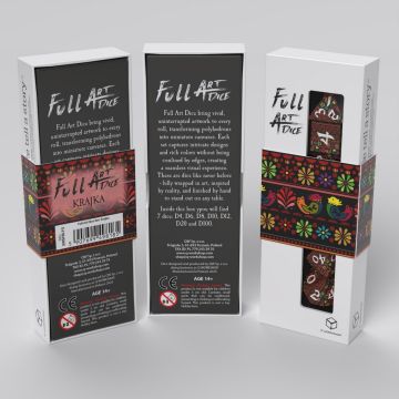 Full Art Dice Set: Krajka