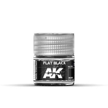 Real Colors: Flat Black 10ml