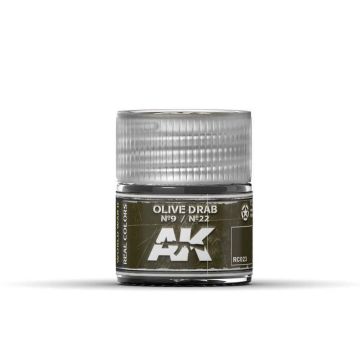 Real Colors: Olive Drab No. 9 - No. 22 10ml