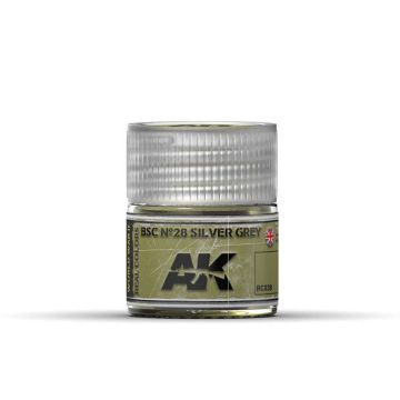 Real Colors: BSC No. 28 Silver Grey 10ml