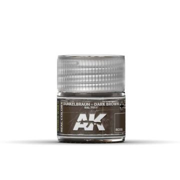 Real Colors: Dunkelbraun-Dark Brown RAL 7017 10ml