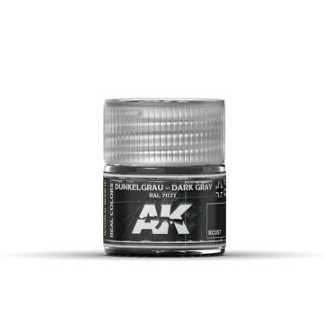 Real Colors: Dunkelgrau-Dark Gray RAL 7021 10ml