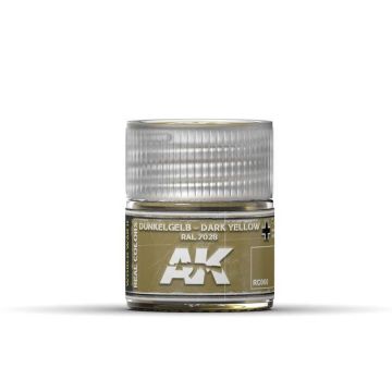 Real Colors: Dunkelgelb-Dark Yellow RAL 7028 10ml