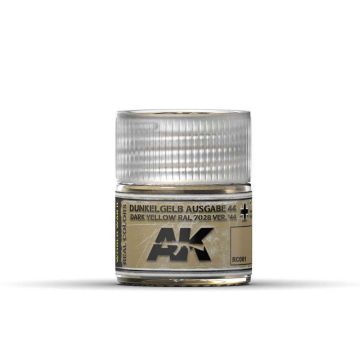 Real Colors: Dunkelgelb Ausgabe 44 Dark Yellow RAL 7028 10ml