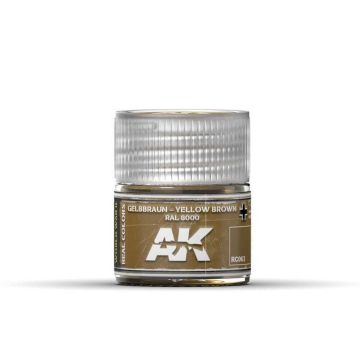 Real Colors: Gelbbraun-Yellow Brown RAL 8000 10ml