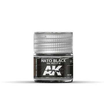 Real Colors: Nato Black RAL 9021 F-9 10ml