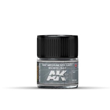 Real Colors: RAF Medium Sea Grey BS381C-637 - 10ml
