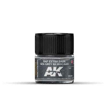 Real Colors: RAF Extra Dark Sea Grey BS381C-640 - 10ml