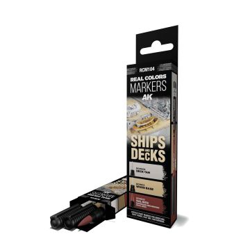 Real Colors Markers Set: Ships & Decks