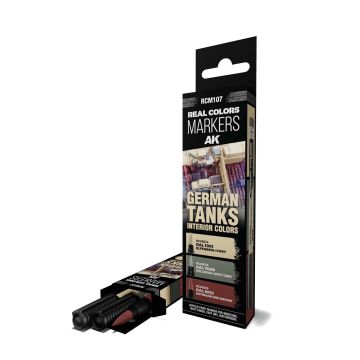 Real Colors Markers Set: German Tanks Interior Colors