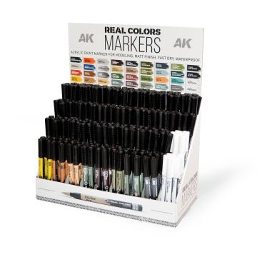 Cardboard Display Real Color Markers