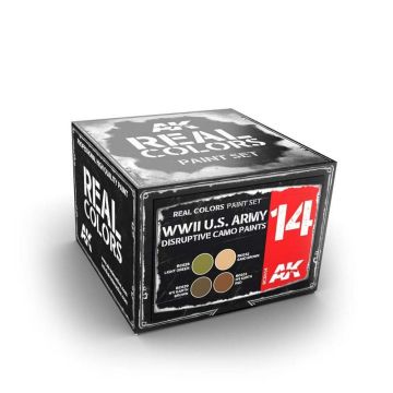 Real Colors: WWII US Army Disruptive Camo Paints Set