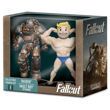 Fallout: Raider & Vault Boy (Strong) - Collectible Figures Set