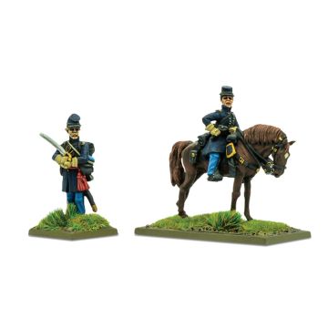 Union Officers Standing (Foot & Mounted) A
