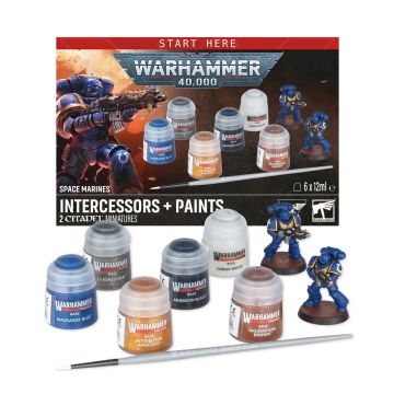 Space Marine: Intercessors & Paints: Warhammer 40,000