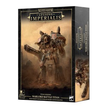 Warlord Titan with Volkite Destructor and Macro-gatling Blaster: Legions Imperialis
