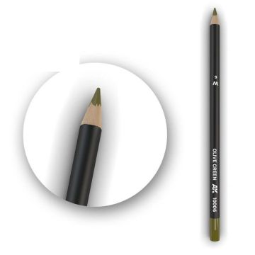 Watercolor Pencil Olive Green