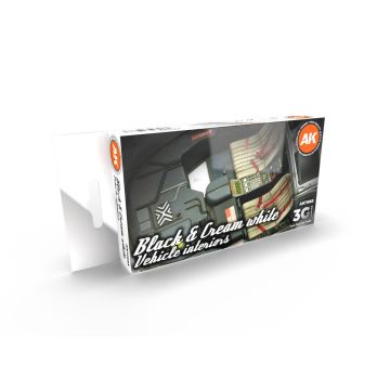Black Interior And Cream White