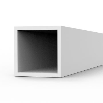 Square Hollow Tube 4.00 x 350mm (0,7mm) - Styrene Strip