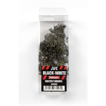 Fantasy Bushes: Black-white