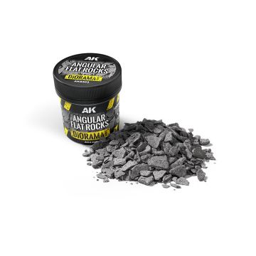 AK Basing Bits: Angular Flat Rocks 100ml
