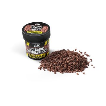 AK Basing Bits: Volcanic Medium Rocks 100ml