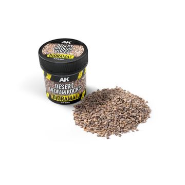 AK Basing Bits: Desert Medium Rocks 100ml