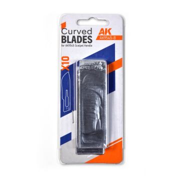 Curved Scapel Blades Pack #10 (x10)