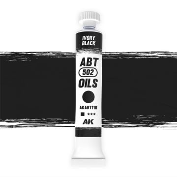ABT 502 Oils - Ivory Black - 20ml