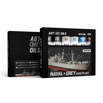 ABT 502 Oils - Naval & Grey Effects Set