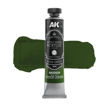 Artistic Dense Acrylic - Moss Green