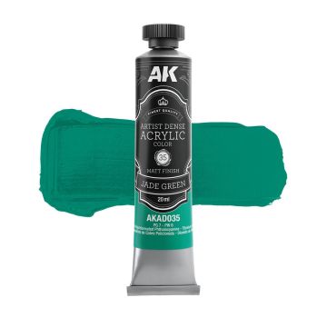 Artistic Dense Acrylic - Jade Green