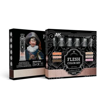 Artistic Dense Acrylic - Flesh Color Set