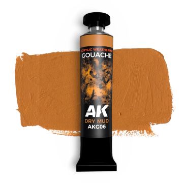 AK Gouache: Dry Mud 20ml