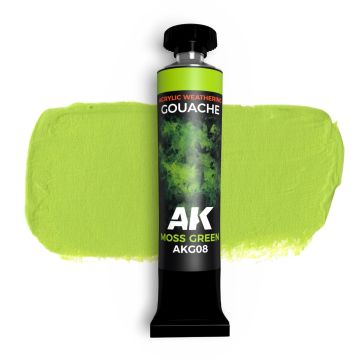 AK Gouache: Moss Green 20ml
