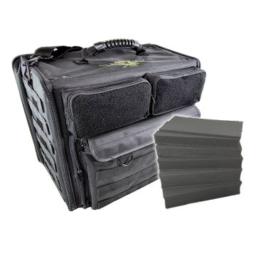 (432) P.A.C.K. 432 2.0 Molle Horizontal Pluck Foam Load Out (Black)