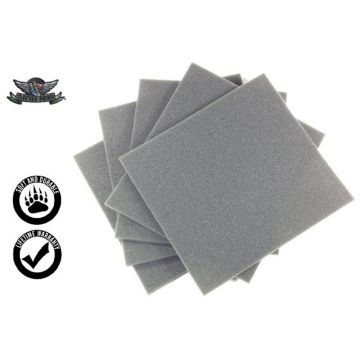 5 Battle Foam Medium Toppers (BFM) 15.5W x 8L x 1/4H