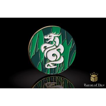 Jade Dragon: 40mm Metal Coin - Baron of Dice