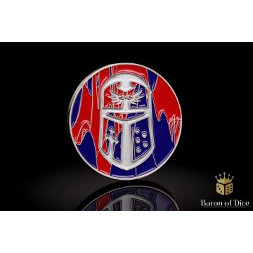 Imperial Helm: 40mm Metal Coin - Baron of Dice