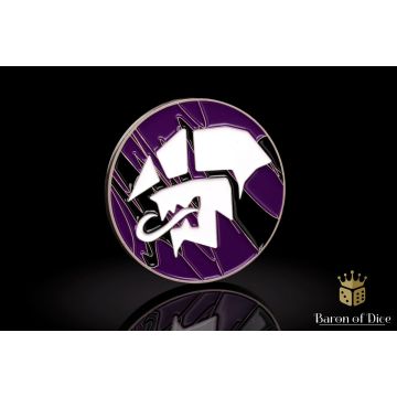 Alien - Purple: 40mm Metal Coin - Baron of Dice