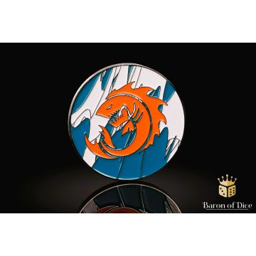 Sea Monsters: 40mm Metal Coin - Baron of Dice