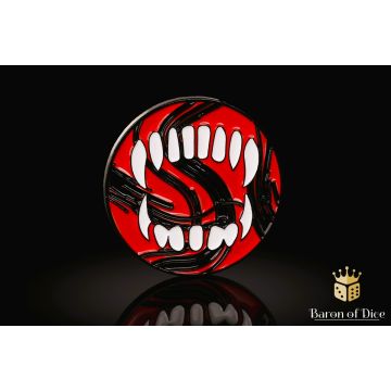 Bloody Bite: 40mm Metal Coin - Baron of Dice