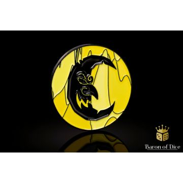 Full Moon: 40mm Metal Coin - Baron of Dice